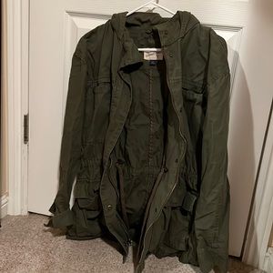 Army green jacket
